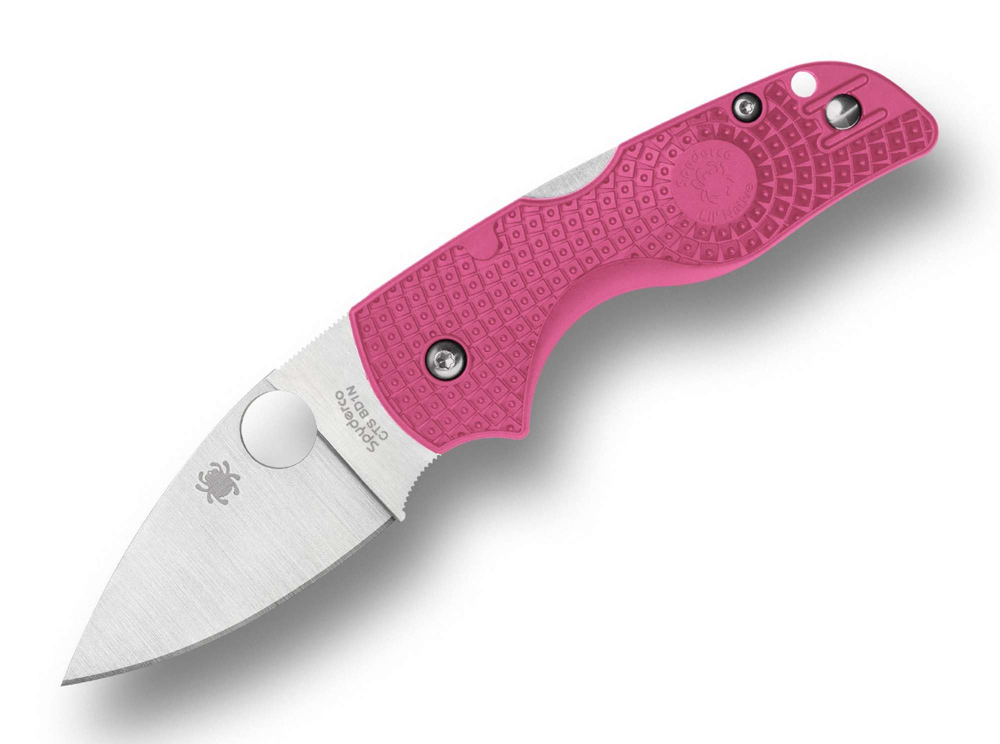 Spyderco Taschenmesser Spyderco Lil' Native Lightweight CTS BD1N Pink FRN