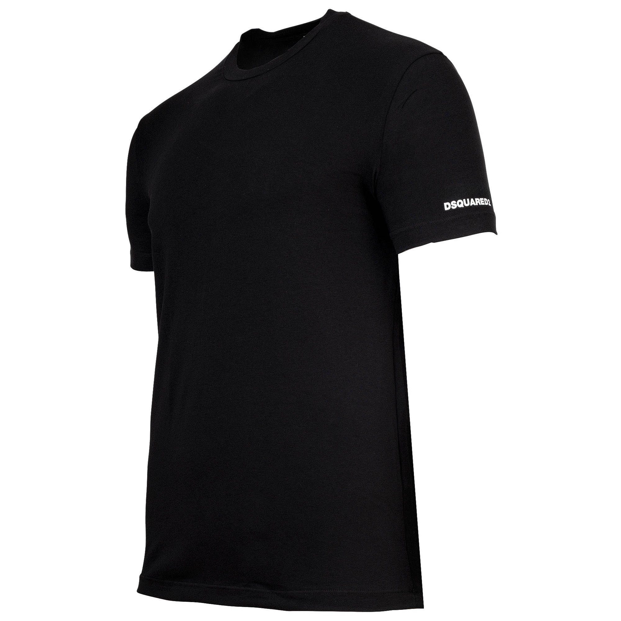 Dsquared2 T-Shirt Herren T-Shirt 2er Pack Baumwolle (Packung, 2er Pack)