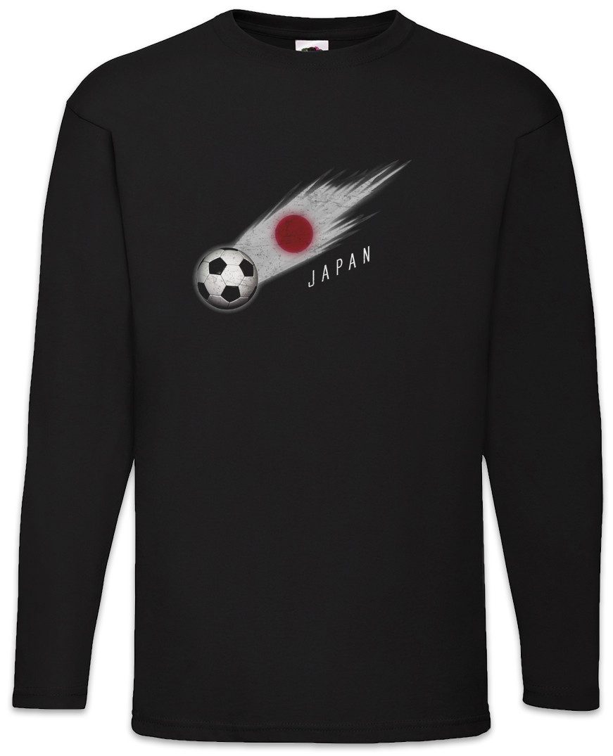 Urban Backwoods Langarmshirt Japan Football Comet I Langarm T-Shirt Japanisch Japanische Japanese (1-tlg) Fußball Fahne Fussball Komet