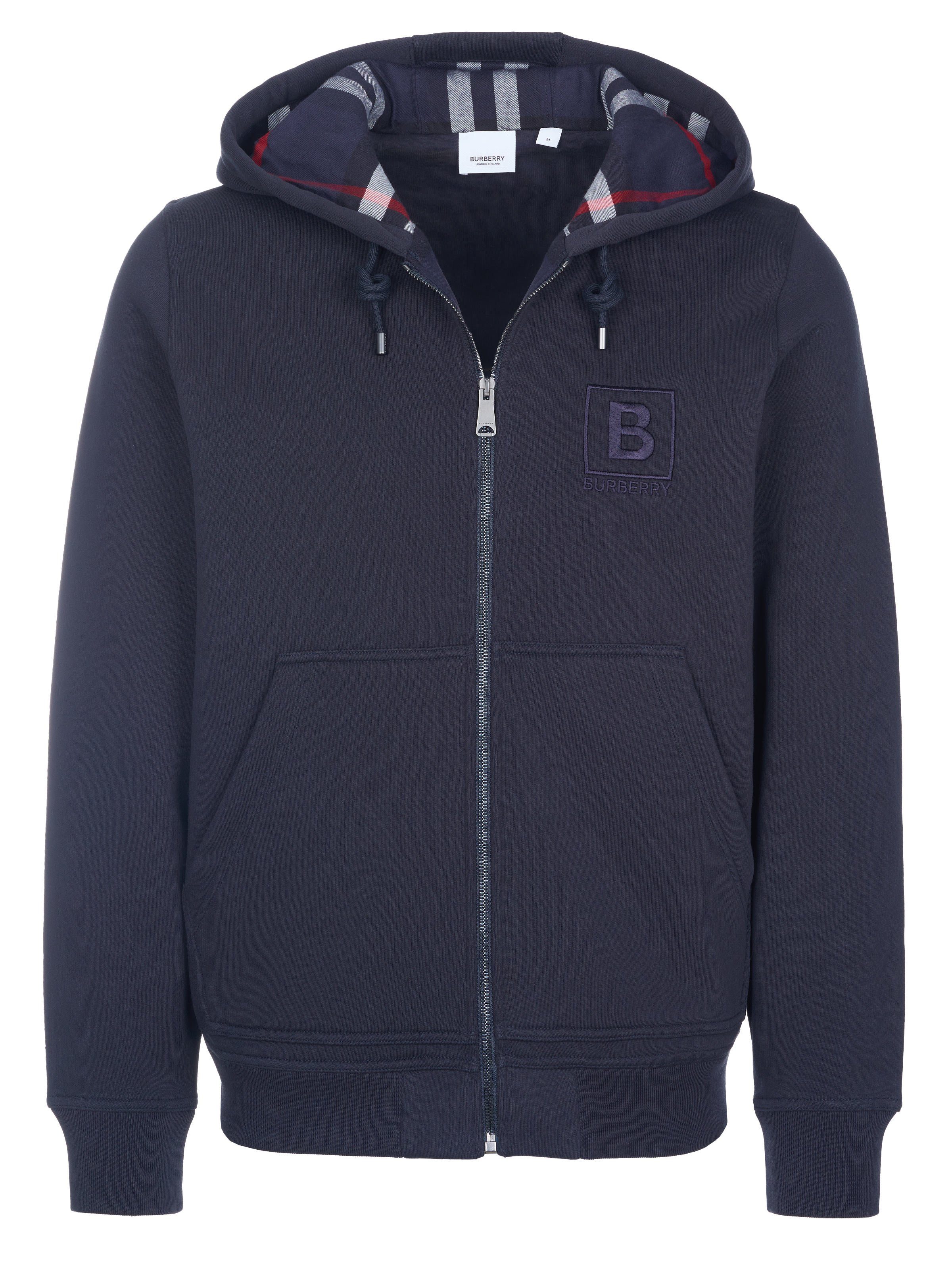 BURBERRY Sweatjacke Burberry Jacke navy