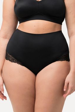 Ulla Popken Slip String-Pantys 2er-Pack nahtlos Spitzen-Einsatz