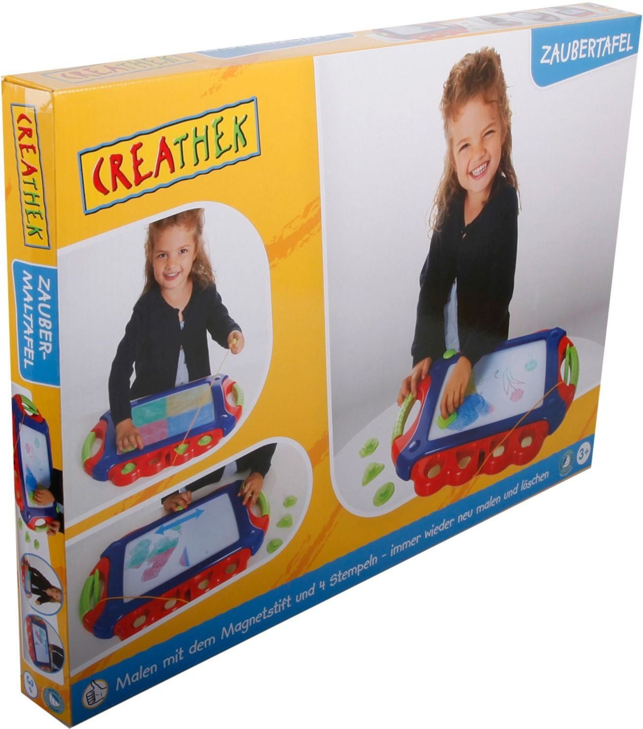 Spiel Magnet Maltafel mit 4 Stempeln