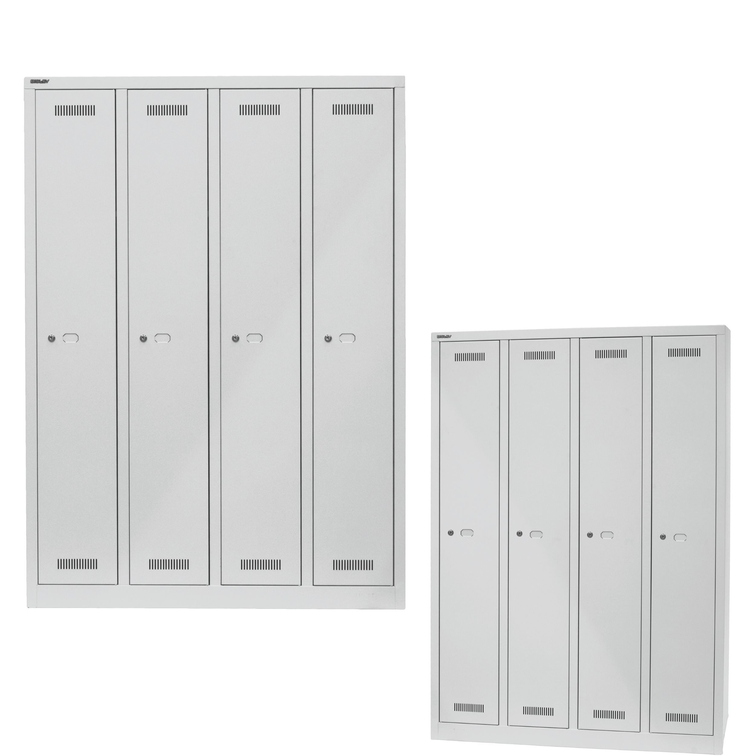 Bisley Spind MonoBloc Garderobenschrank in - Maße: H 170 x B 118 x T 50 cm