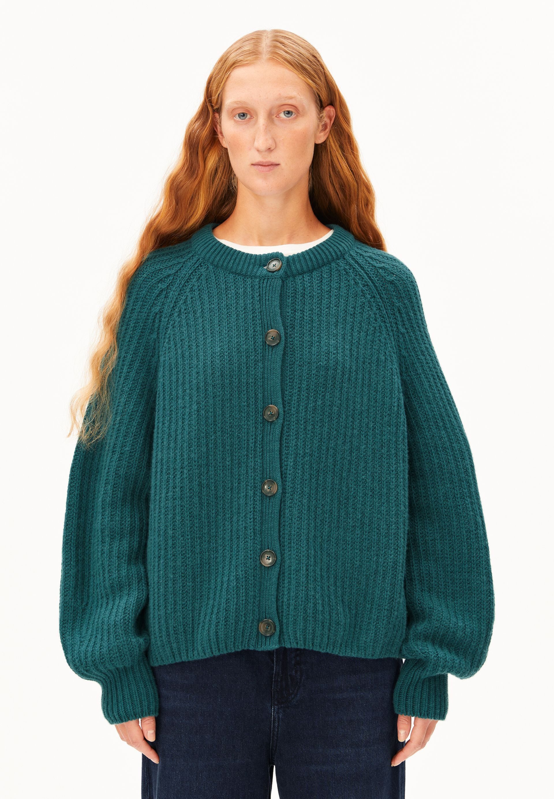 Armedangels Cardigan SELMAA Strickjacke aus Bio-Woll Mix (Loose Fit)