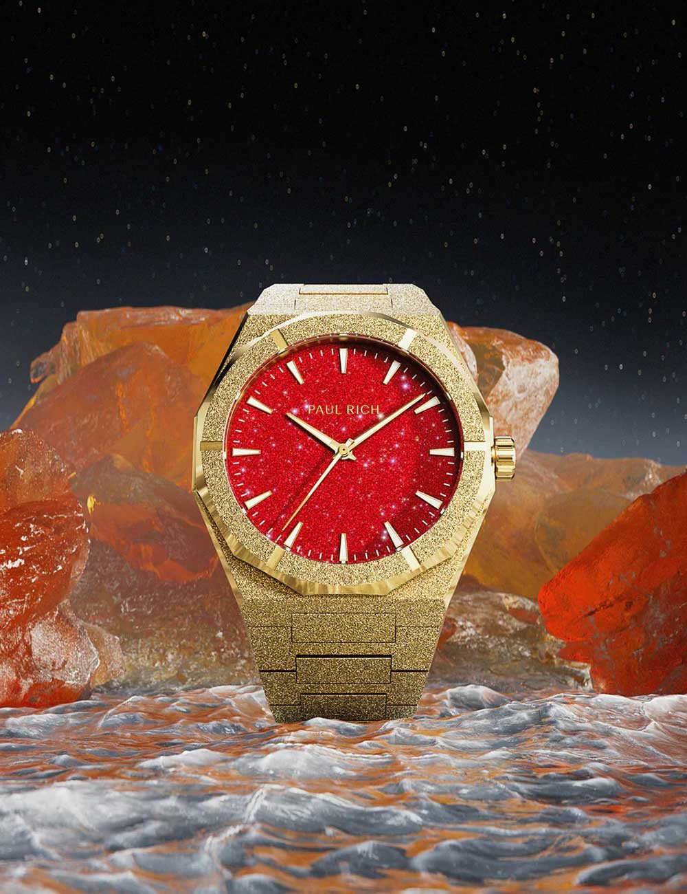 Paul Rich Quarzuhr Paul Rich PR-45259 Herrenuhr Frosted Star Dust II 43mm 5ATM Paul Rich PR-45259 Herrenuhr Frosted Star Dust II 43mm 5ATM