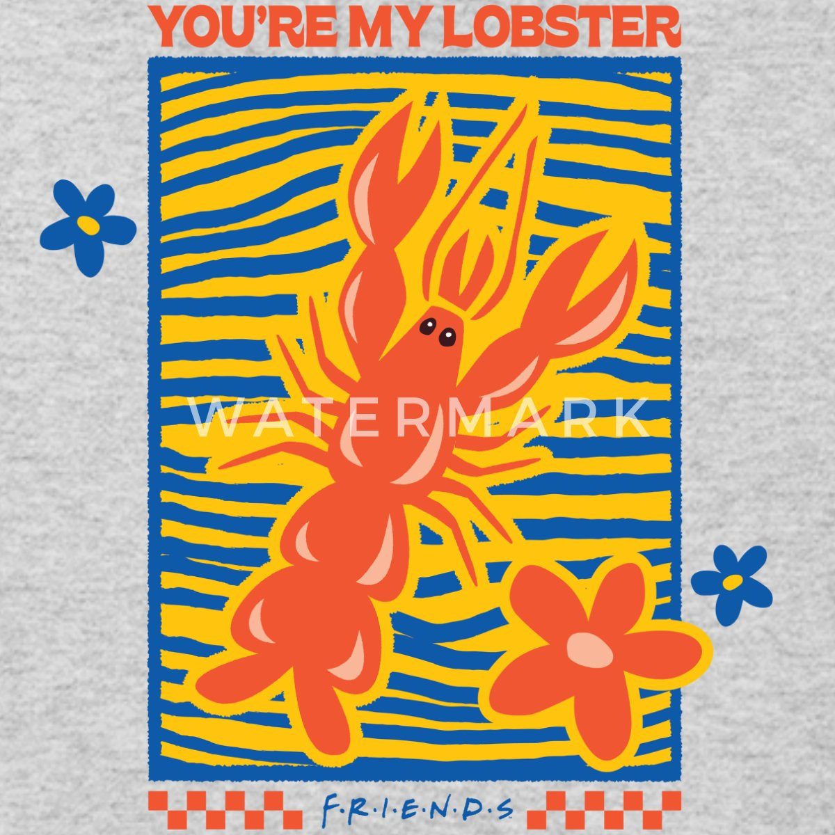 Spreadshirt Hoodie Friends You Are My Lobster Design Damen Hoodie (1-tlg)