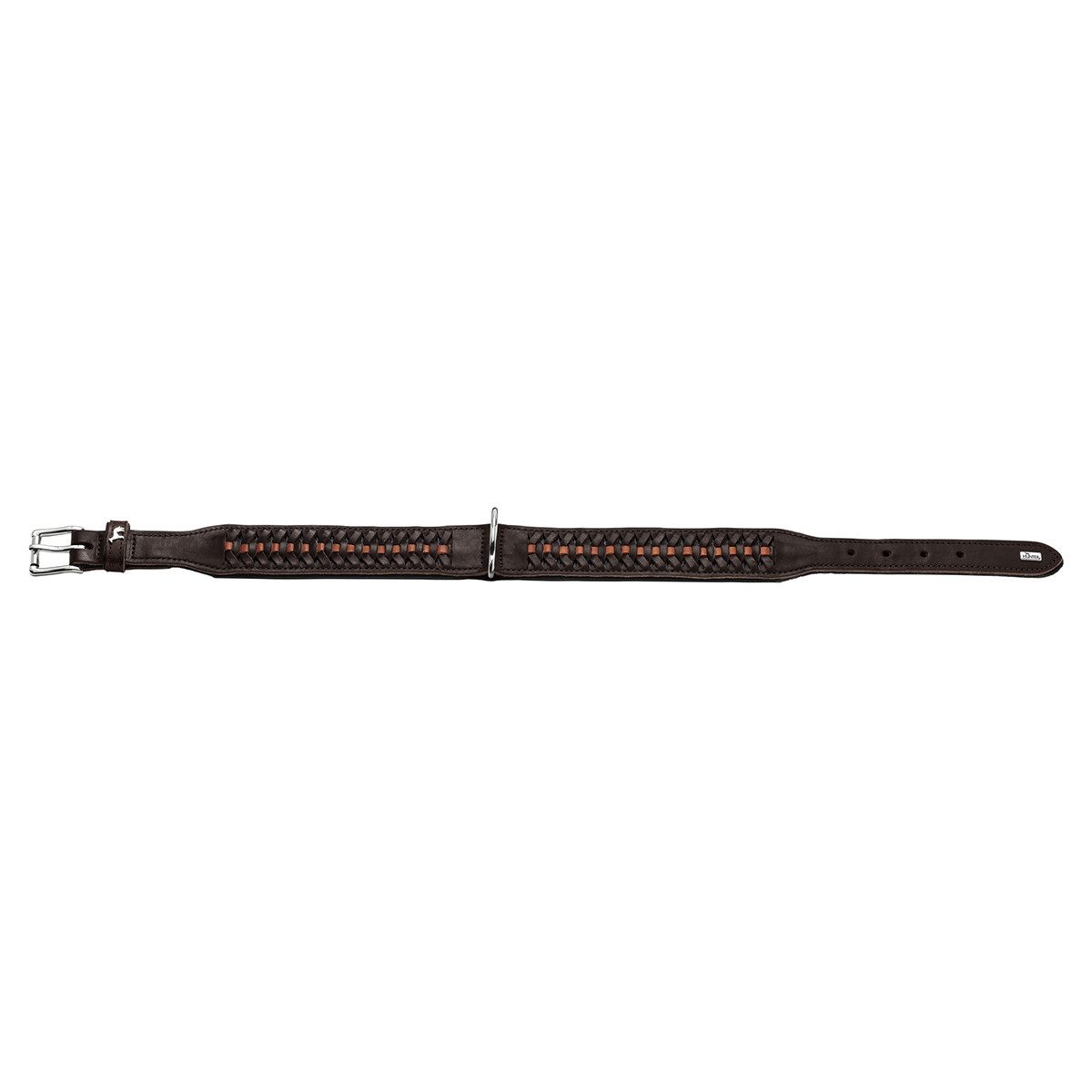 Thumbnail - Hunter Tierbedarf Hunde-Halsband Halsband Solid Education Exclusive dunkelbraun/schwarz