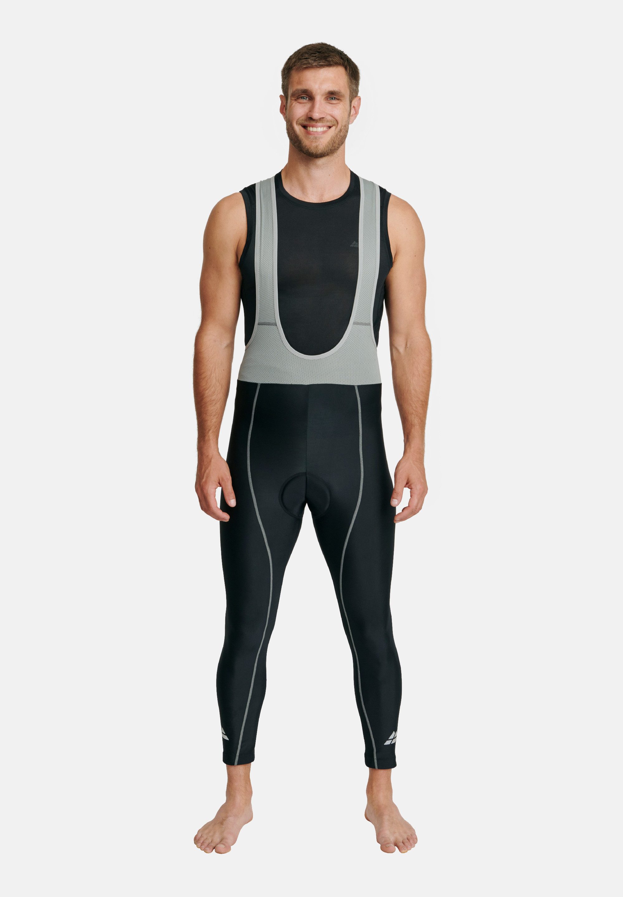 DANISH ENDURANCE Sporthose Men's Cycling Bib Herren, Radlerhose mit Polsterung