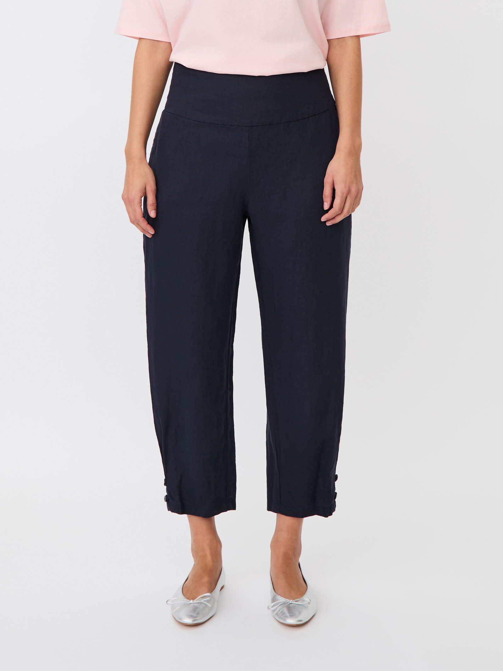 Masai Stoffhose MaPenna Smok-Elastik in der Taille