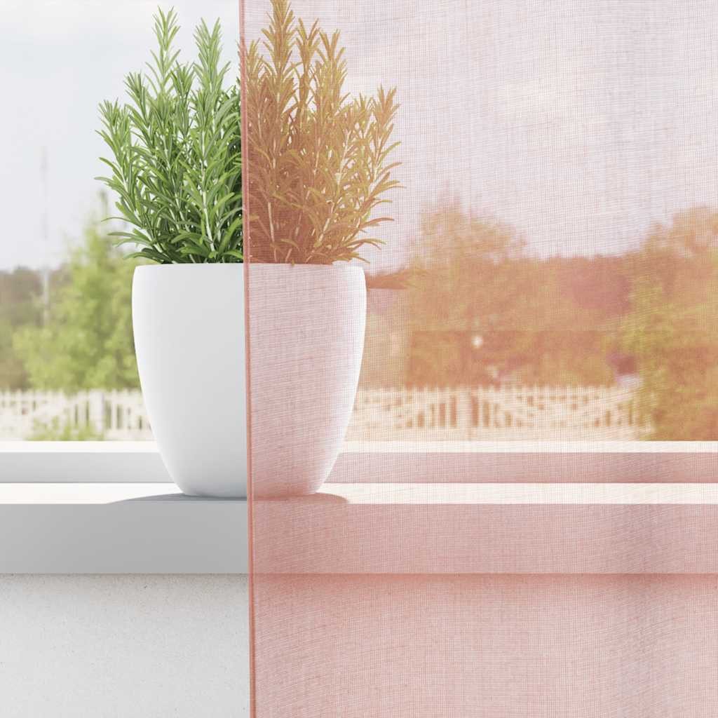vidaXL Vorhang Voile Vorhänge mit Stangentaschen günstig online kaufen