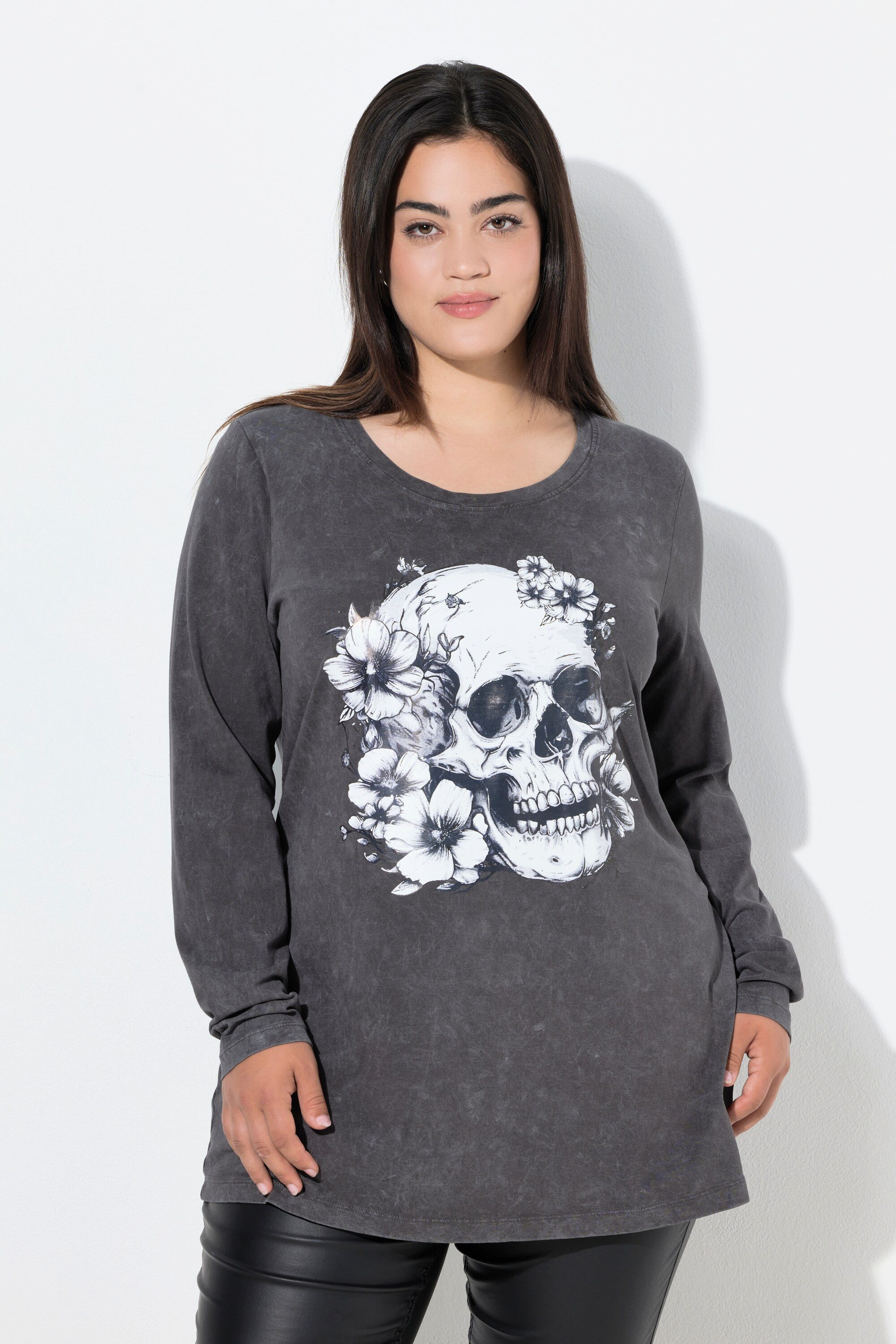 T-Shirt T-Shirt bequeme Passform Totenkopf