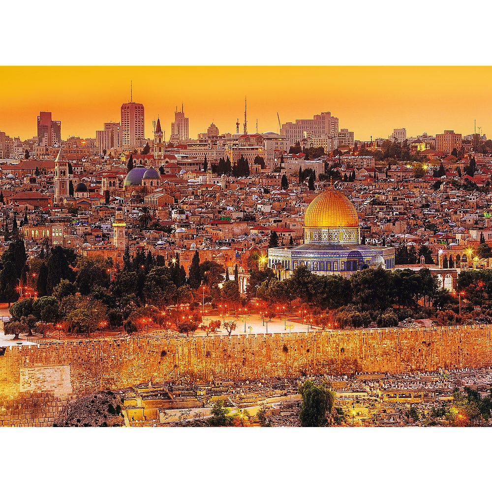 Dächer Made 33032 in 3000 von Puzzle, Die Puzzleteile, Jerusalem Trefl Trefl Puzzle Europe