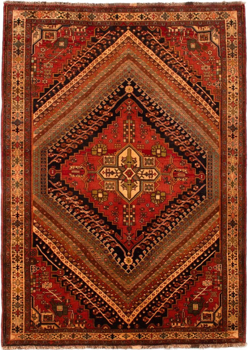 Orientteppich Ghashghai 191x269 Handgeknüpfter Orientteppich / Perserteppich, Nain Trading, rechteckig, Höhe: 12 mm | Kurzflor-Teppiche