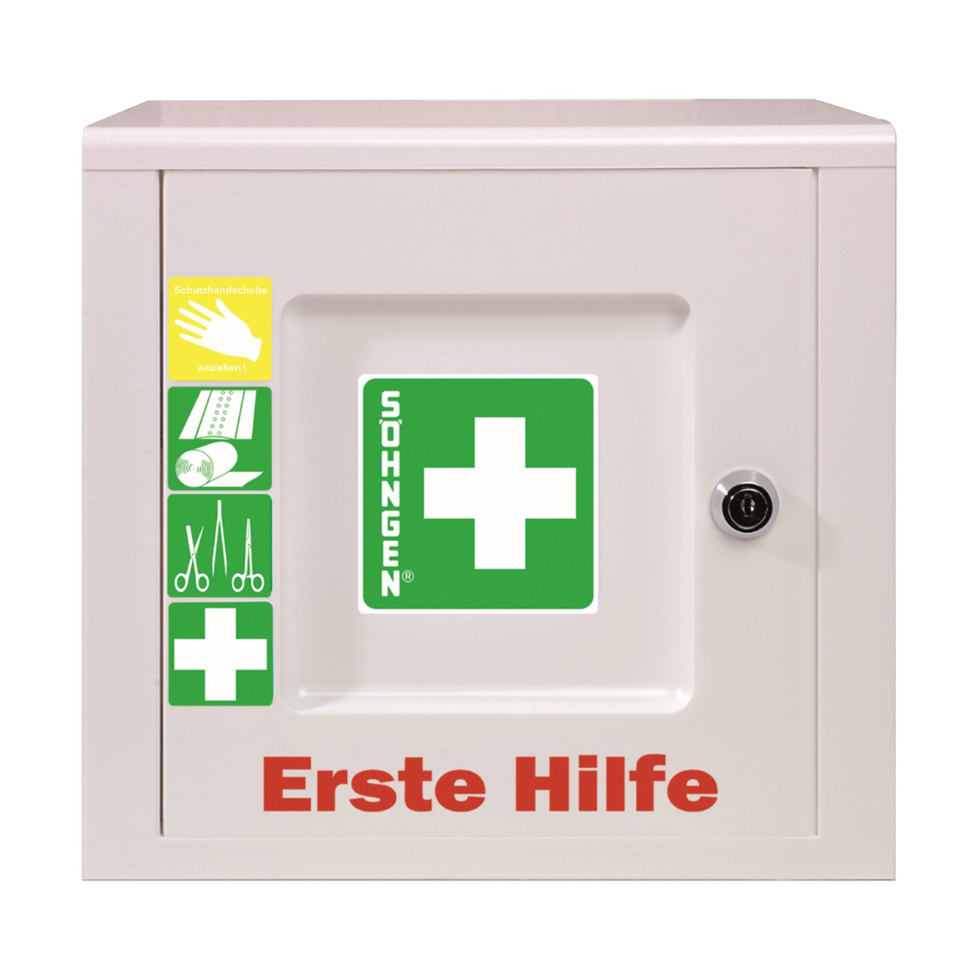 Söhngen Erste-Hilfe-Set Erste Hilfe Schrank PICCOLO 5001024 DIN 13157 gefüllt weiß