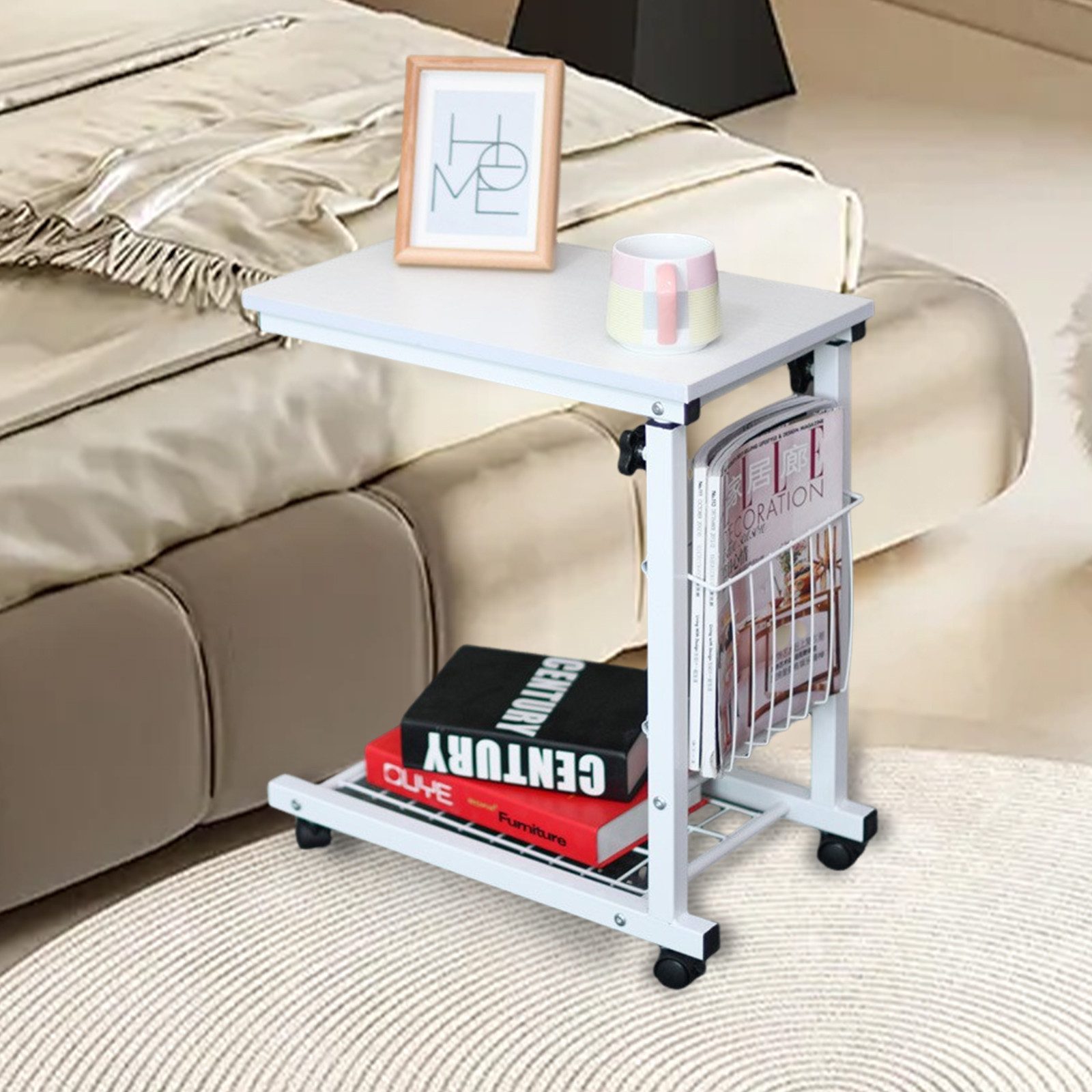 TWSOUL Beistelltisch Sofatisch mit Rollen & günstig online kaufen
