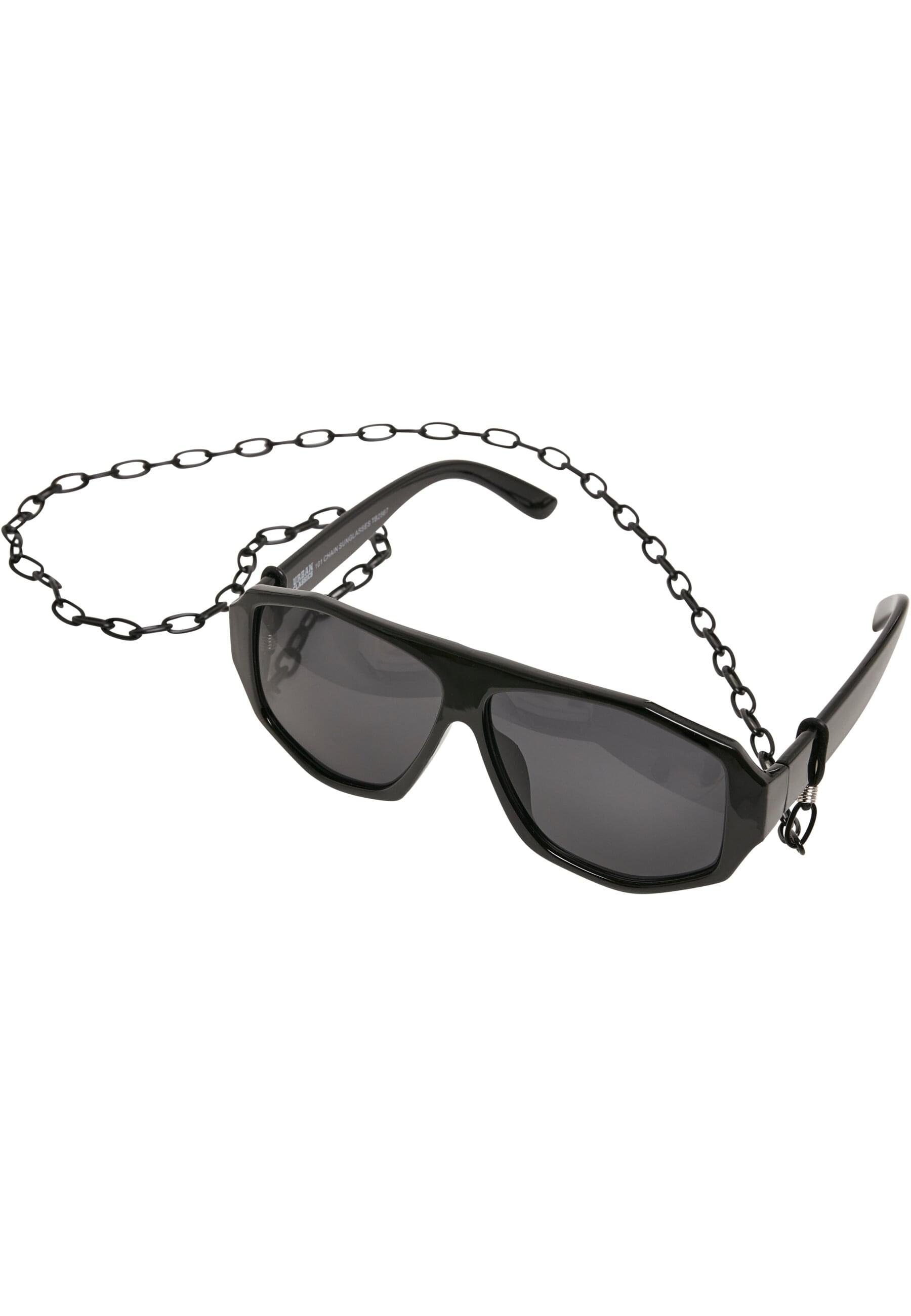 URBAN CLASSICS Sonnenbrille Unisex 101 TB2567 black/black Chain Sunglasses Chain 101