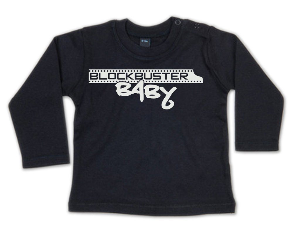 G-graphics Longsleeve Blockbuster Baby Baby Sweater, Baby Longsleeve T, mit Spruch / Sprüche, mit Print / Aufdruck, Geschenk zu jedem Anlass