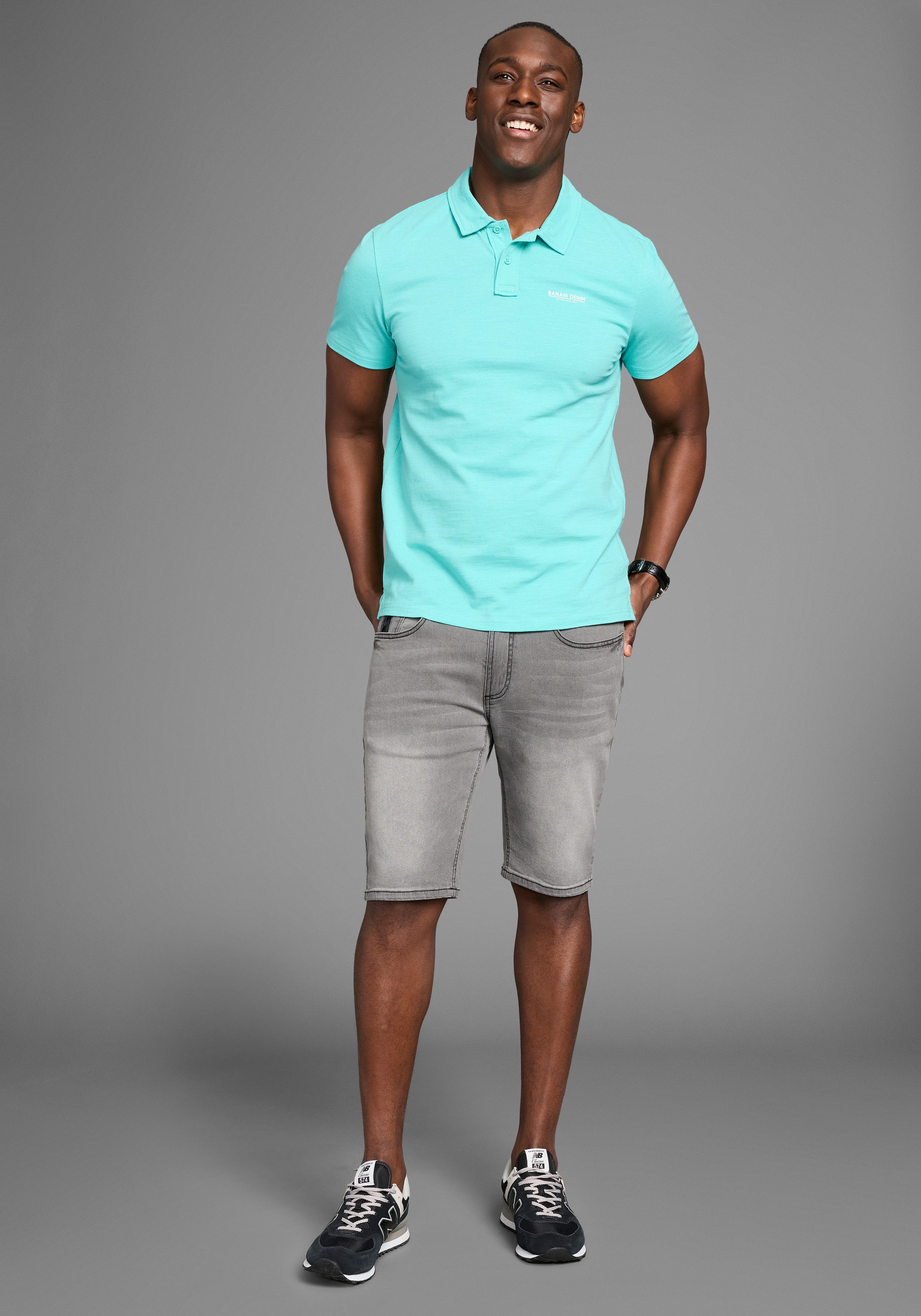 Bruno Banani Poloshirt Poloshirt in schmaler Passform – Bild 4 von 5
