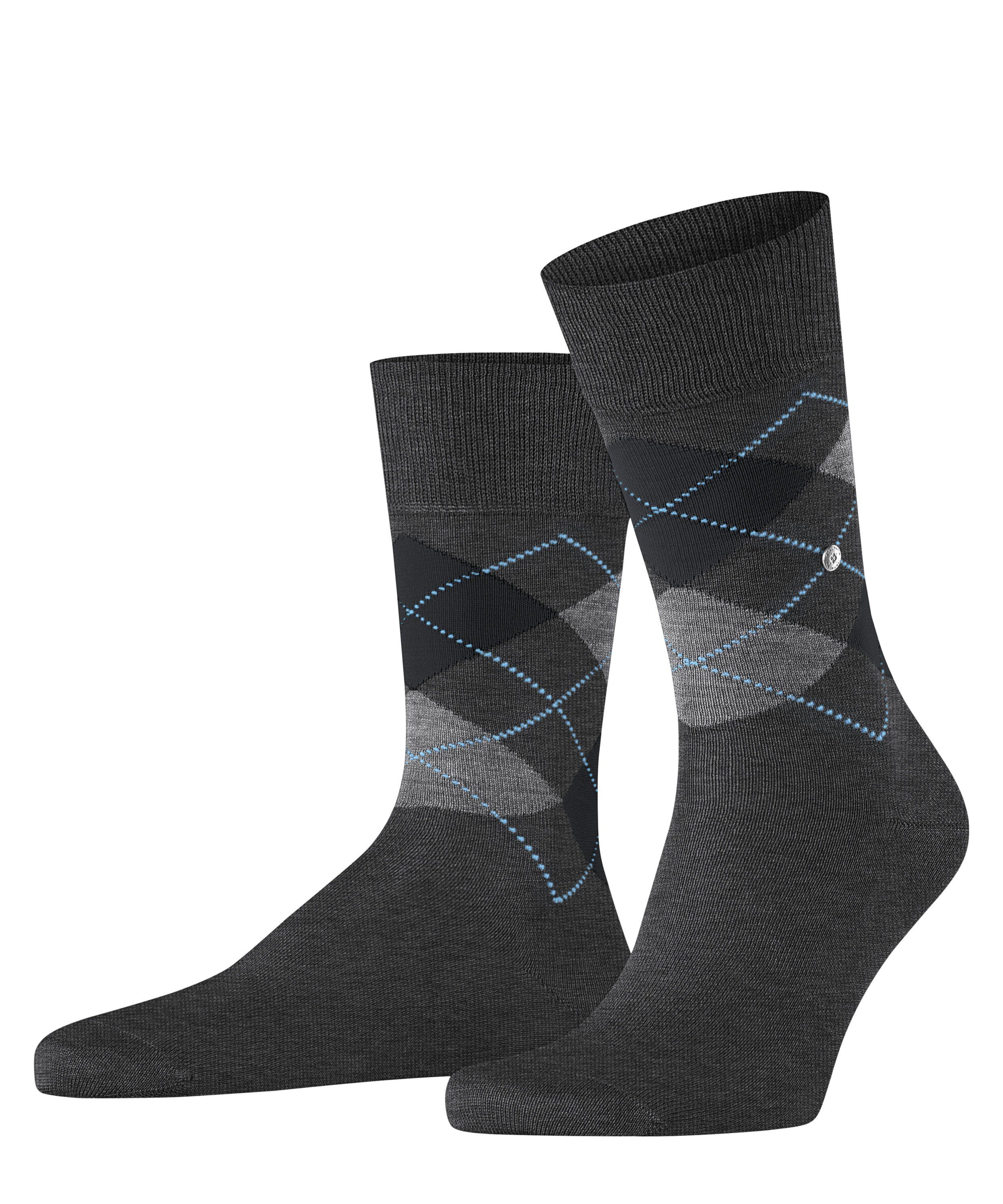 Burlington Socken Manchester (1-Paar) anthracite mel. (3095)