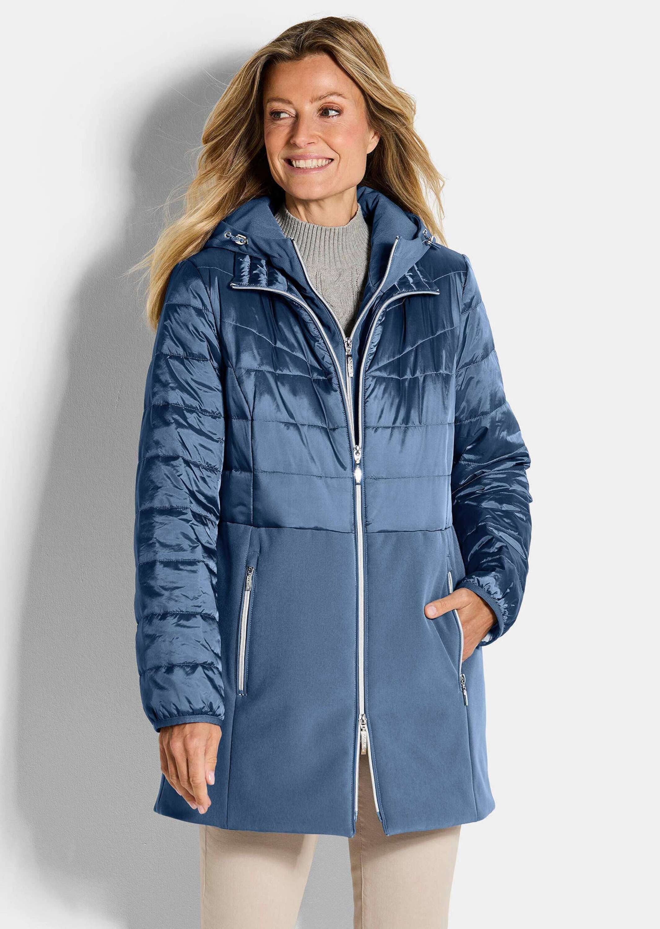 GOLDNER Kurzmantel Steppmantel mit Softshell-Einsatz günstig online kaufen