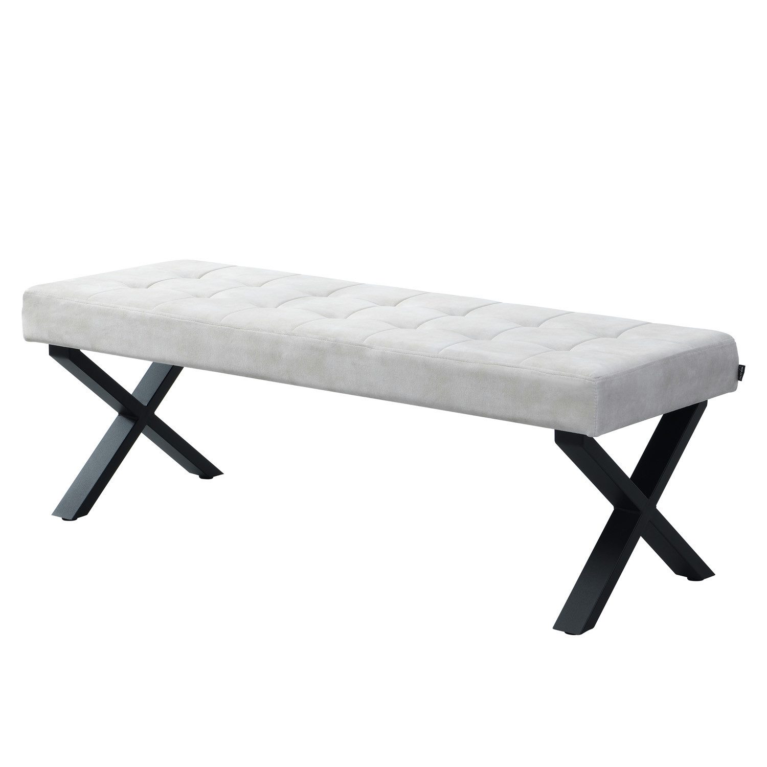 B&D home Essbank KAREN (1-St), gepolstert, Metallgestell, mit/ohne Rückenlehne, in 100/120/140/160cm