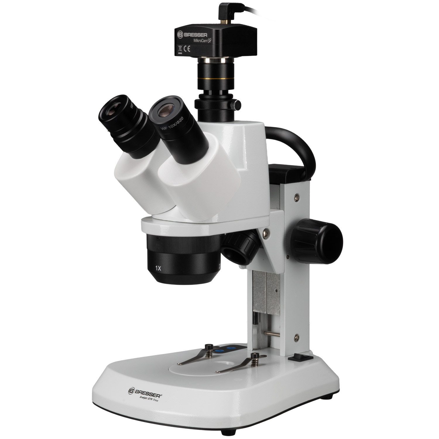 BRESSER BRESSER Analyth STR Trino 10x - 40x trinokulares Stereo-Mikroskop mit… Auf- und Durchlichtmikroskop