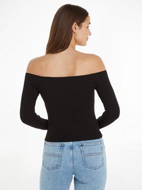 Tommy Jeans Crop-Top mit Tommy Jeans Markenlabel