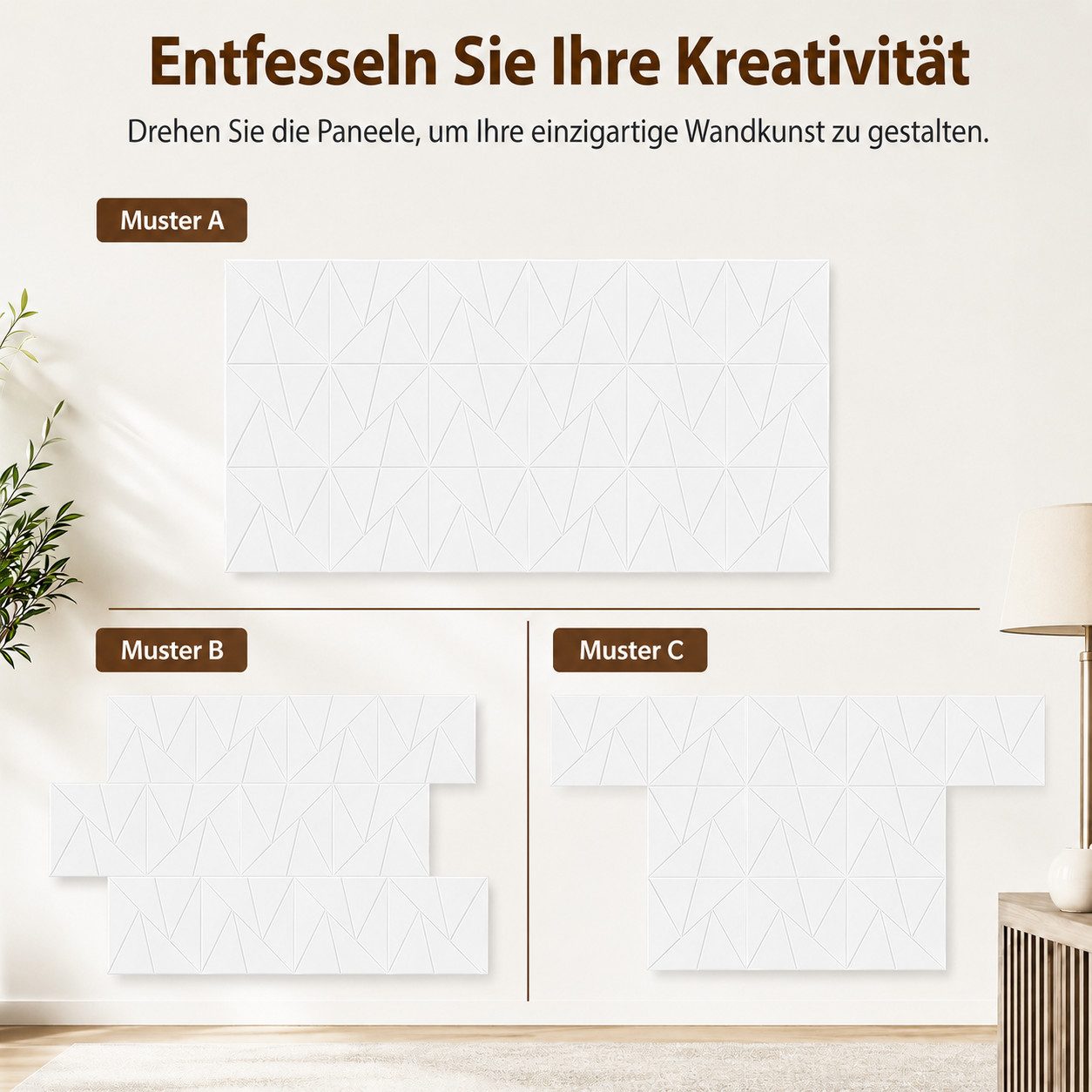 BlingBin Akustikplatte 12 Stück Selbstklebend Quadratische Schallschutz Wand,Schallabsorber, (12er Set, 12-St., 30x30x0,9cm), Akustikplatten Für Schalldämmung W – Bild 4 von 5