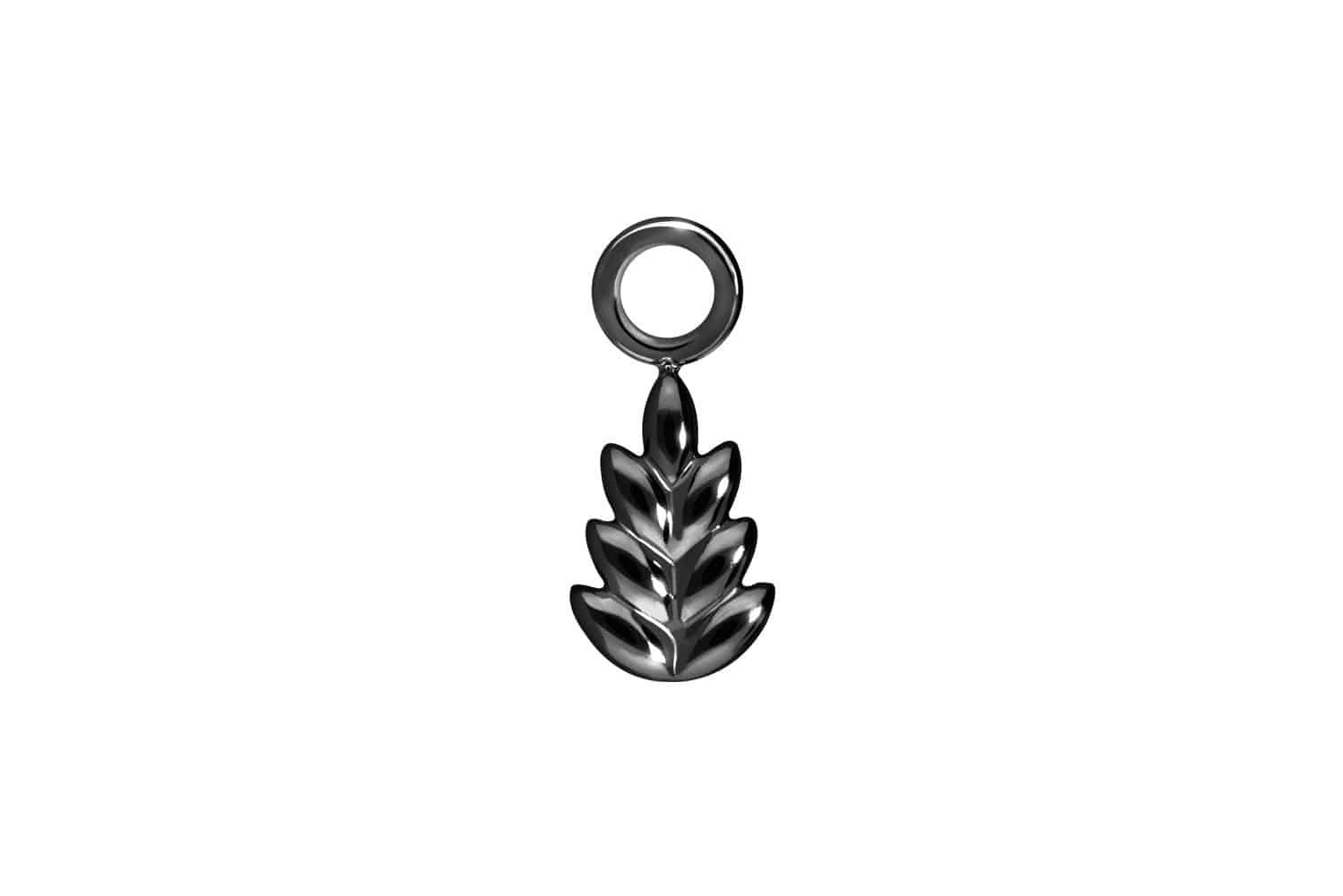 Piercing-Set Chirurgenstahl Anhänger für Clicker BLATT