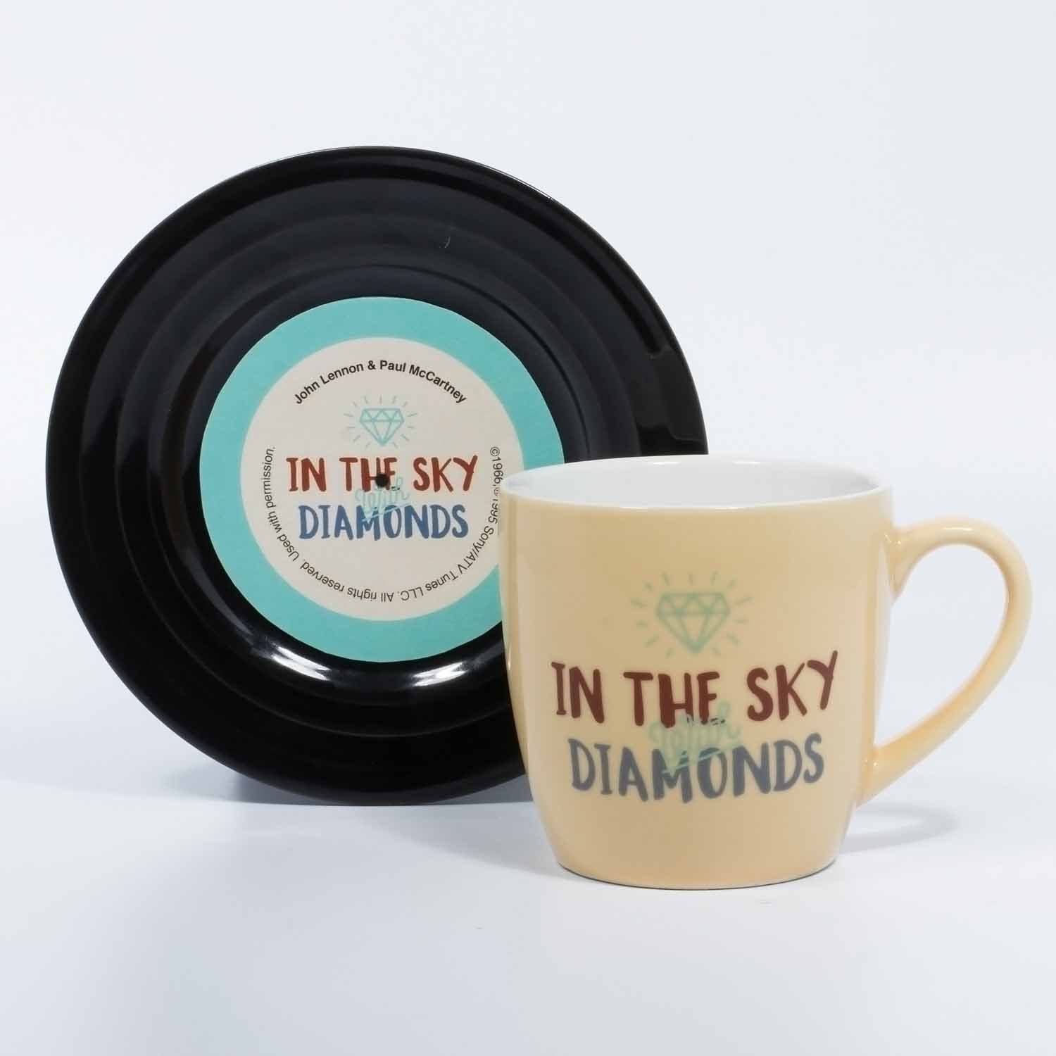 Thumbs Up Tasse Tassen-Set "Lyrical Mug" Diamonds - Lennon & McCartney, Keramik