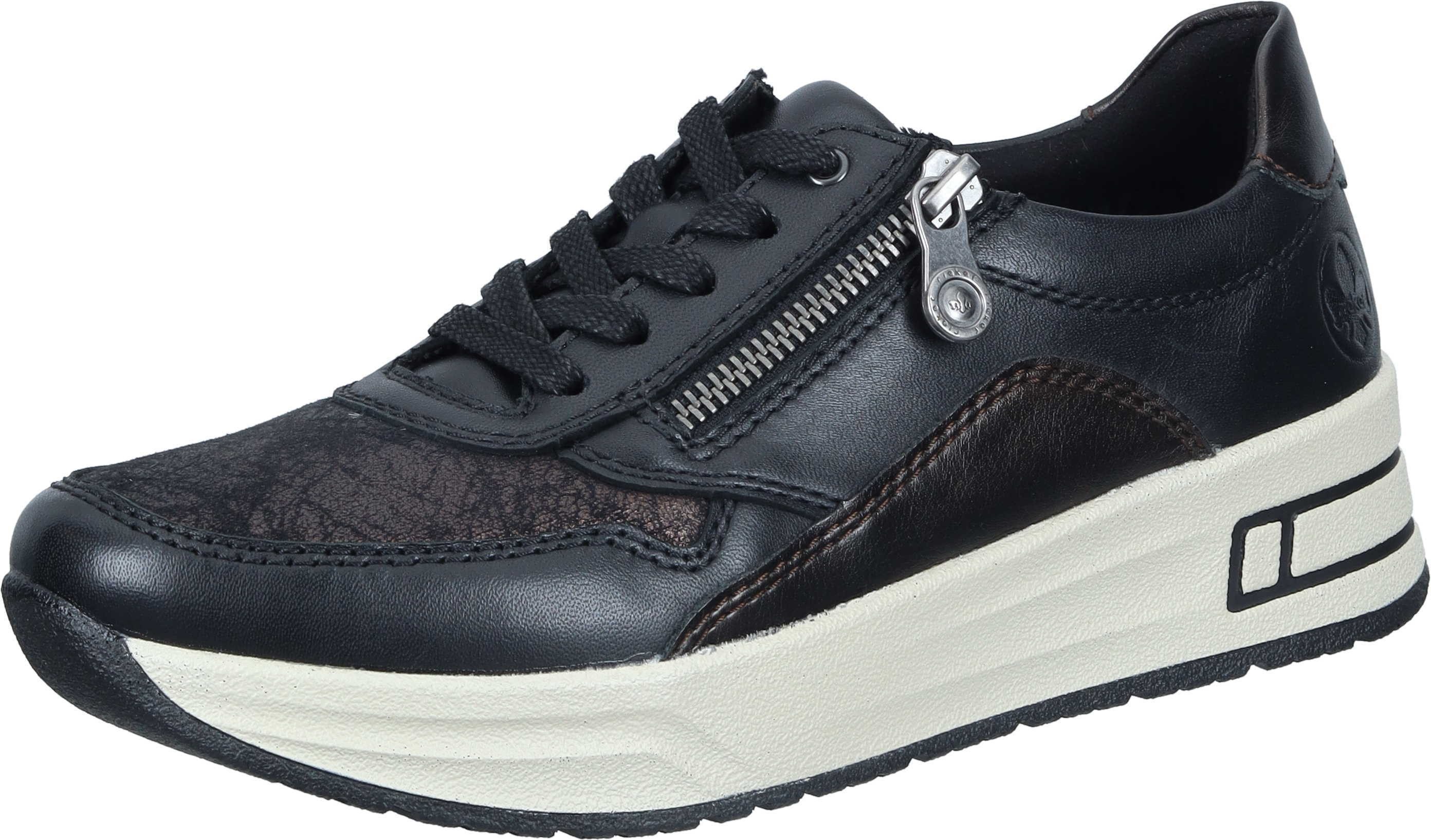 Rieker Schnürer Schnürschuh aus Leder/Synthetik