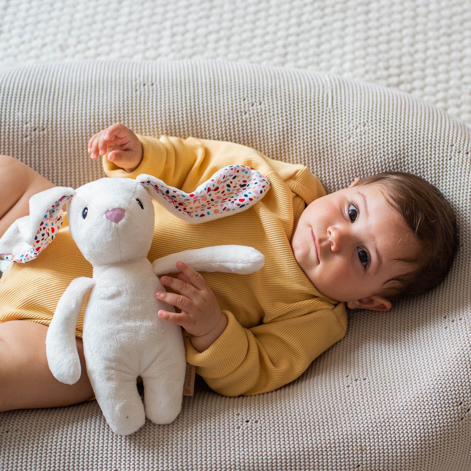 Einschlafhilfe Babys, Spieluhr Rauschen, Einschlaf- rosa Whisbear für und Beruhigendes Durchschlafhilfe Kaninchen