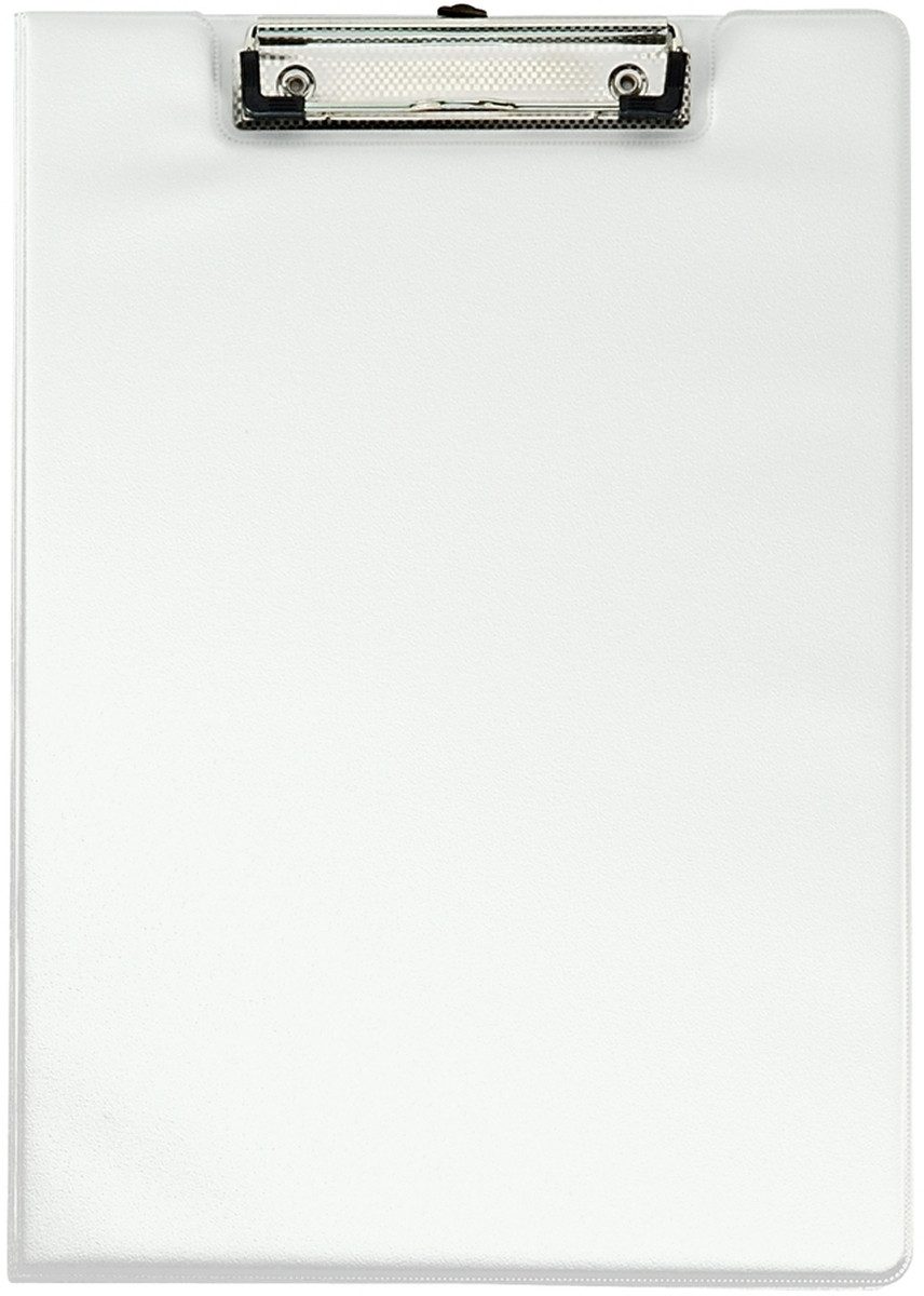 Schreibmappe Schreibplatte mit Deckel A4 weiß