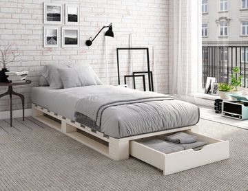 Home affaire Palettenbett "ALASCO " BESTSELLER! Mit Schublade, zertifiziertes Massivholz, erweiterbar zum Doppel- oder Familienbett