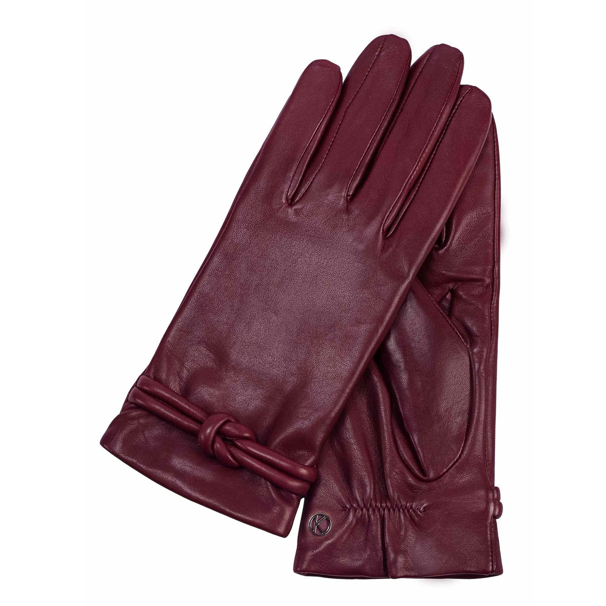 Lederhandschuhe Olivia Cashmere