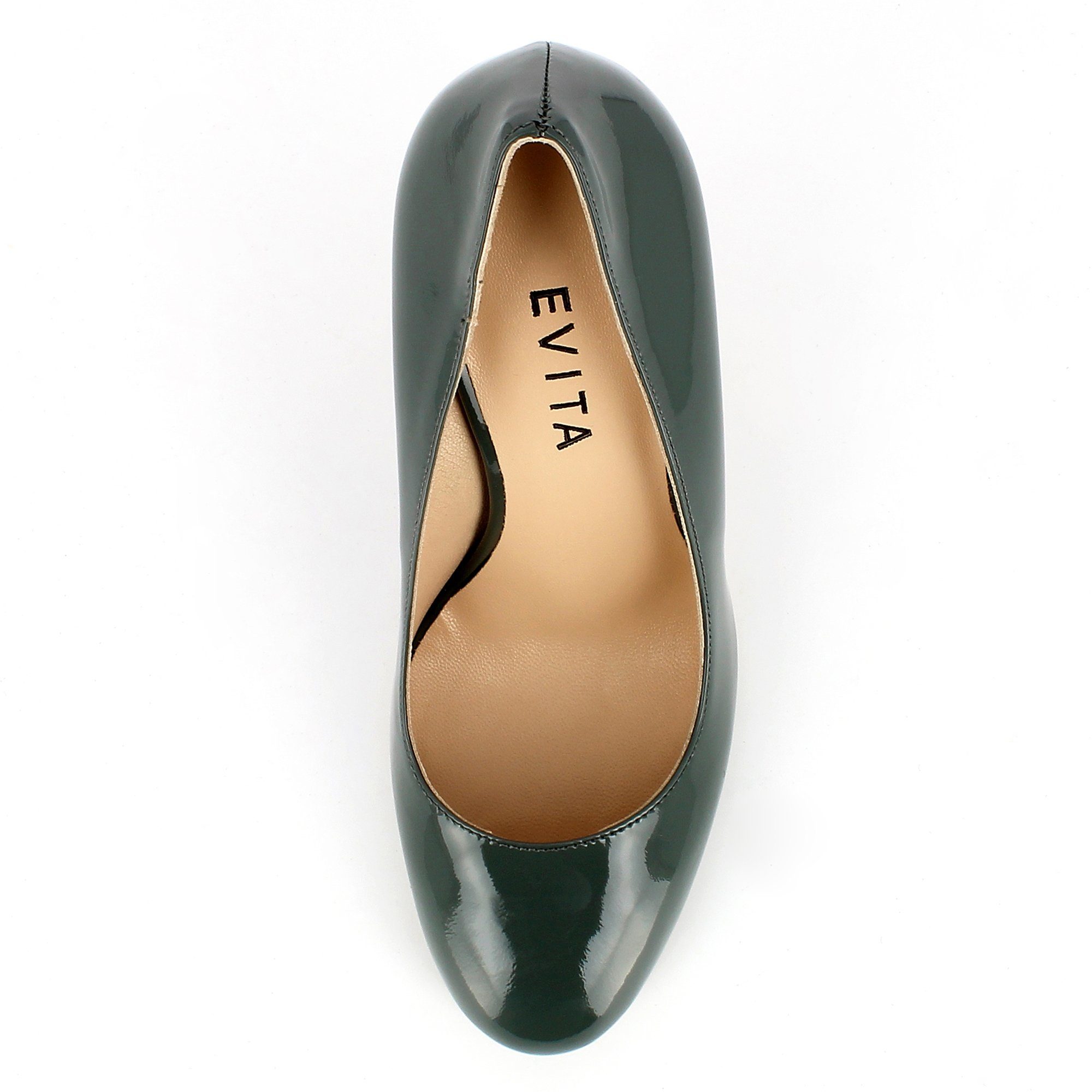 CRISTINA Handmade in Evita Pumps Italy olive