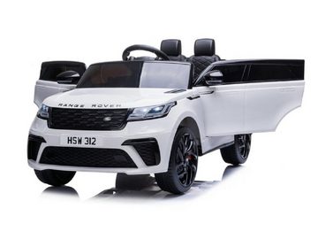 Elektro-Kinderauto Kinder Elektroauto Range Rover Velar 12v, Zwei Motoren, LED, weiss
