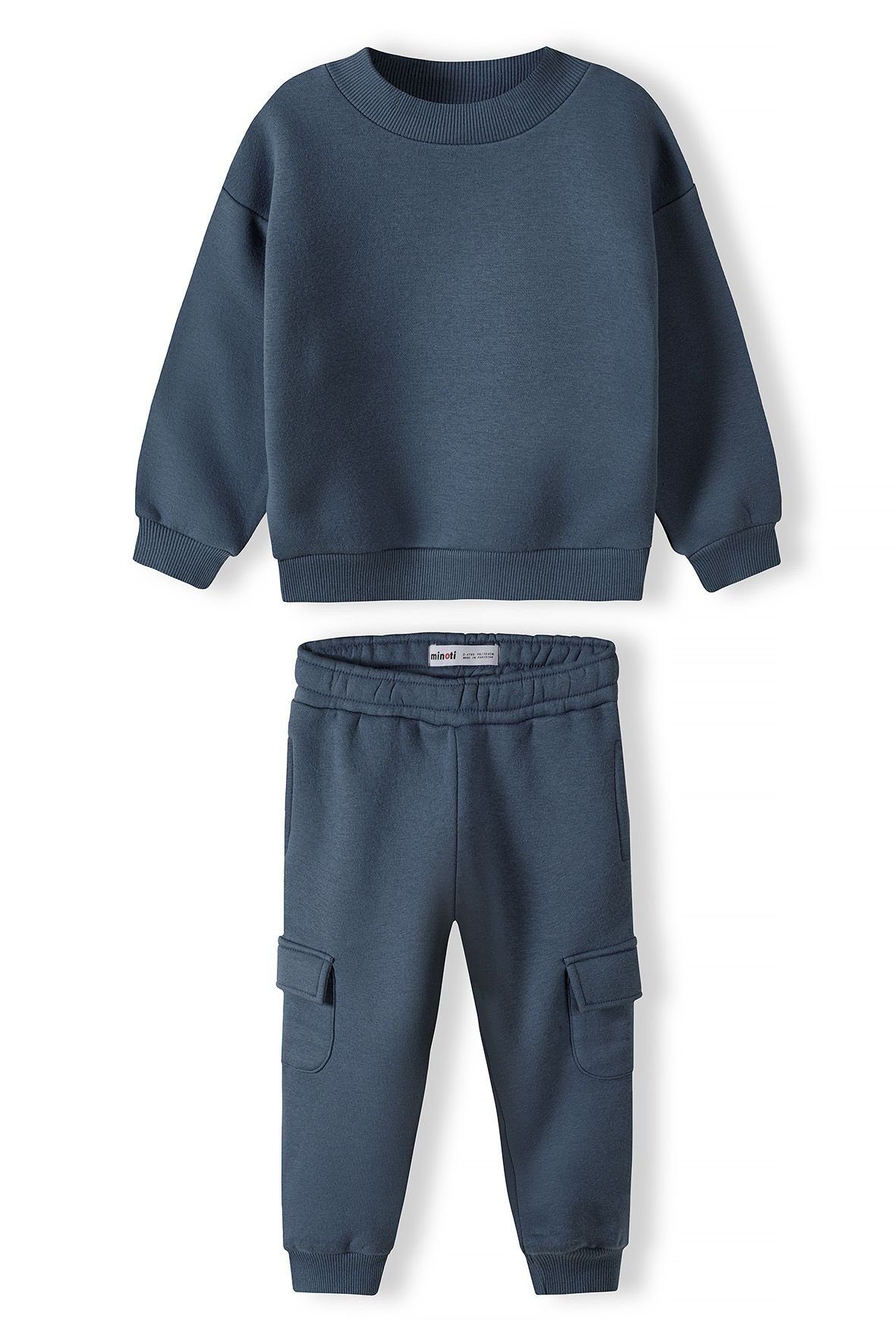 MINOTI Jogginganzug mit Cargohose (3-14y) Blau