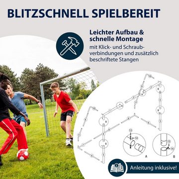 Hudora Fußballtor Expert 120-300 cm, wetterfeste & standfeste Torwand