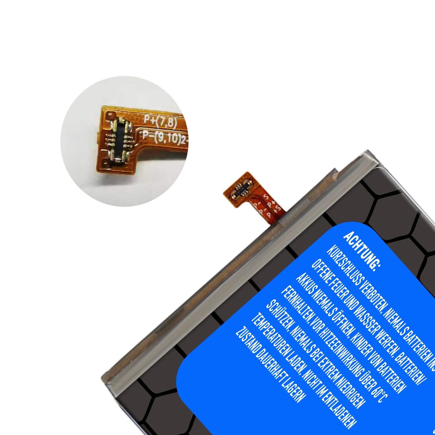 GLK-Technologies High Power Ersatz Akku kompatibel mit Samsung Galaxy Note 10 Plus 5G N975F, GLK-Technologies Battery, accu, 4450mAh, inkl. 2X Klebebandsätze NUE Smartphone-Akku 4450 mAh (3.8 V)