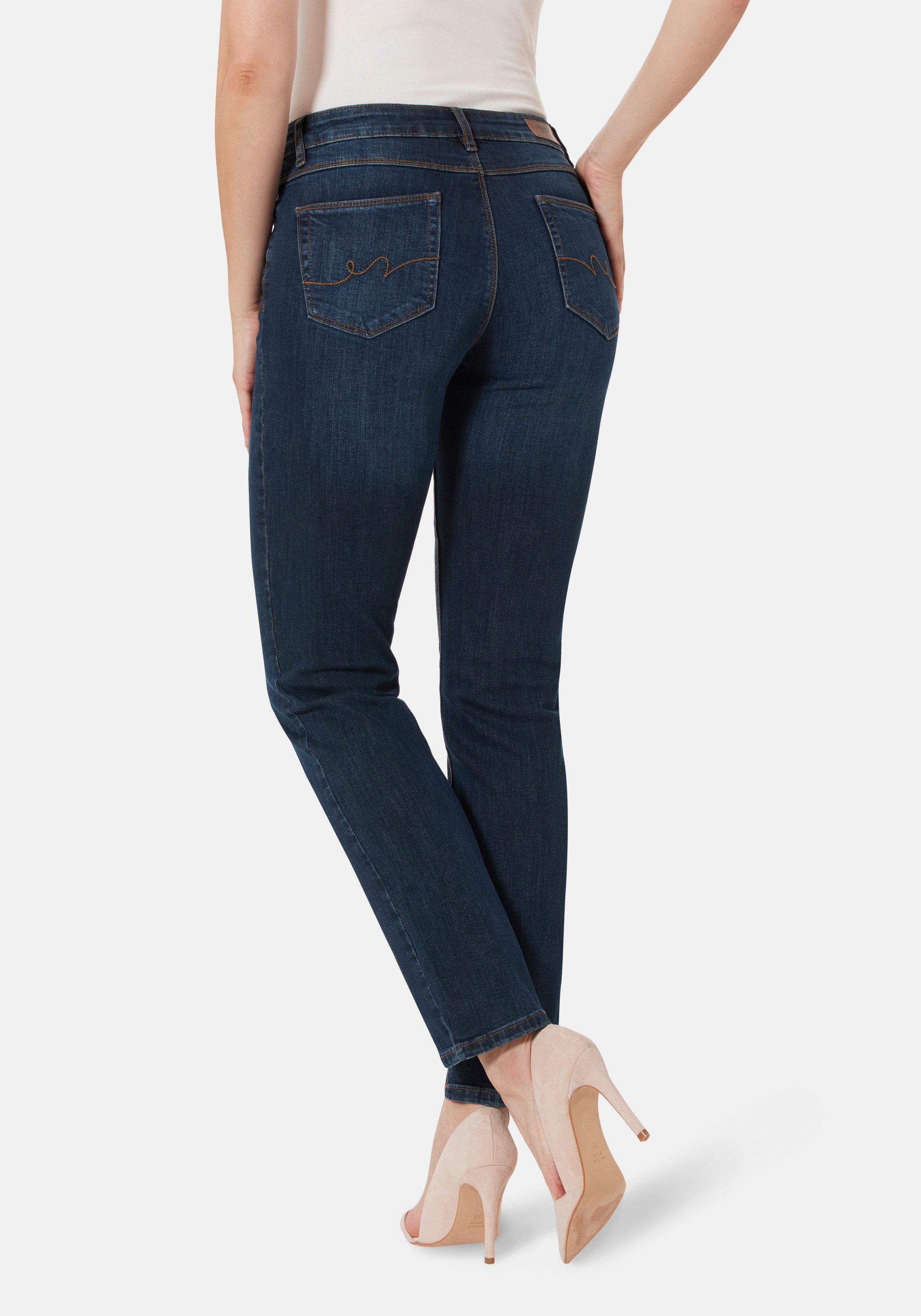 STOOKER WOMEN 5-Pocket-Jeans Zermatt Denim Straight Fit Jeans Straight Fit Casual Clean Wash Denim Jeans für Damen