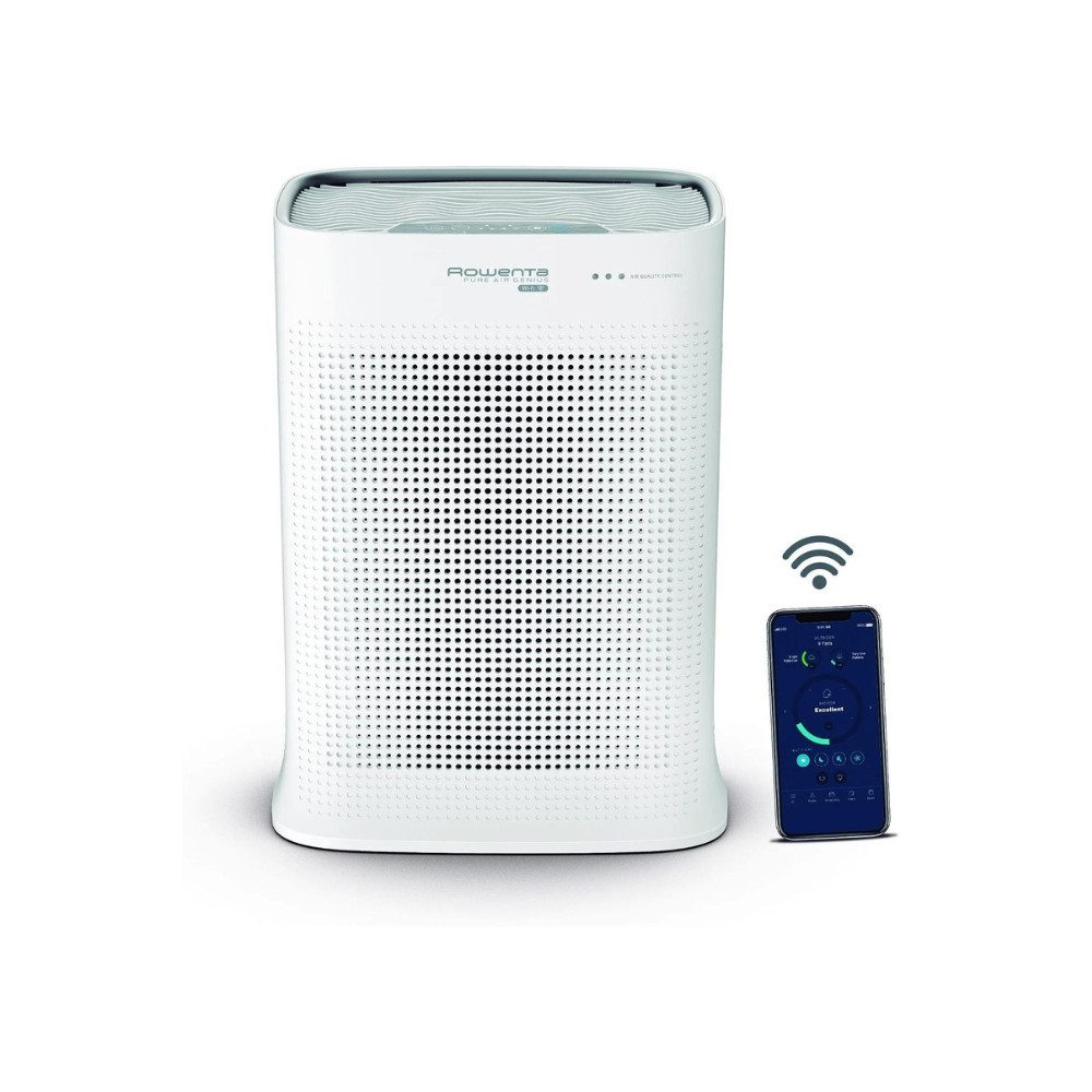 Rowenta Luftreiniger Luftreiniger, PU3080F0 Pure Air Genius, App Steuerung, Timer, für 140 m² Räume