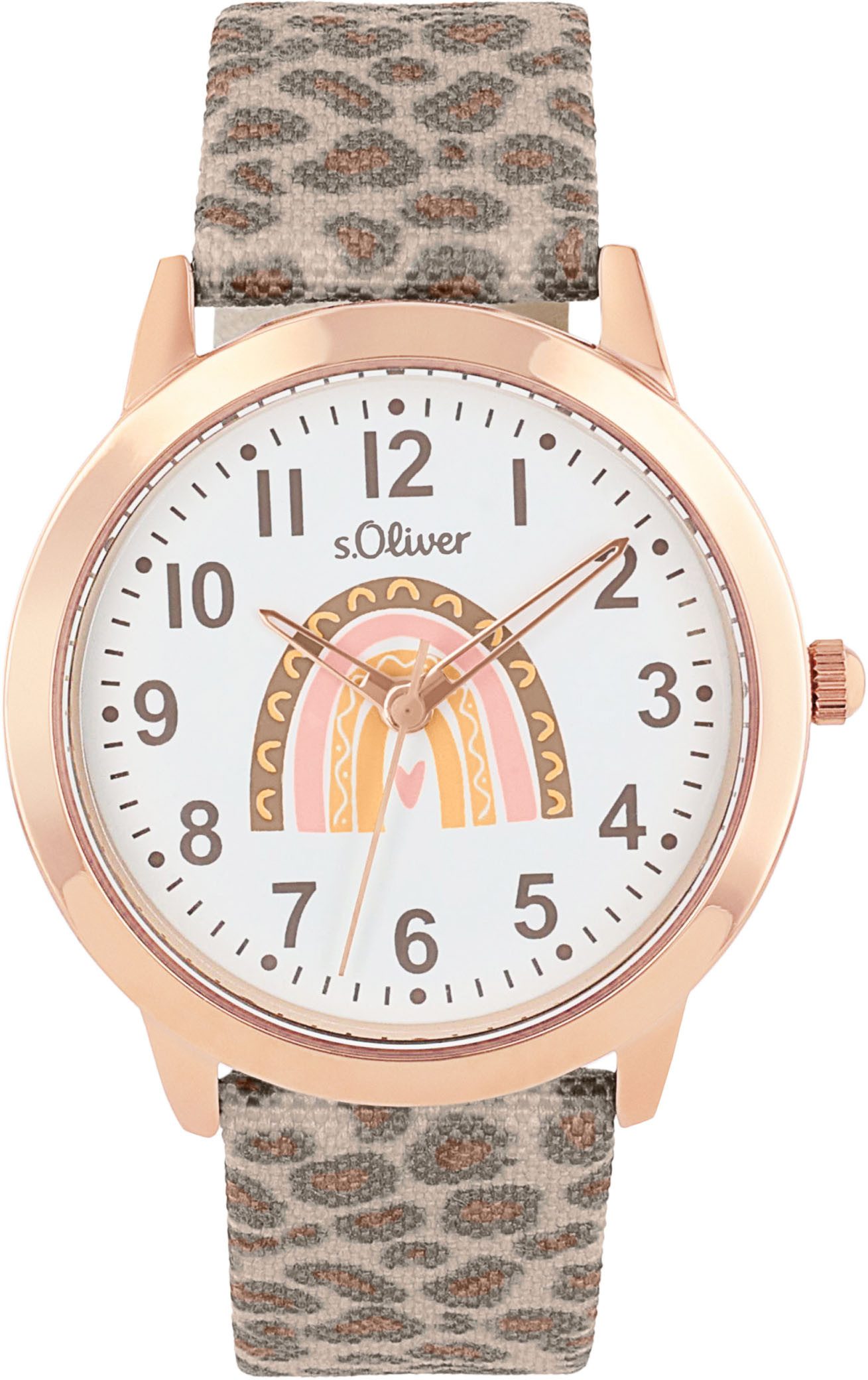 s.Oliver Quarzuhr 2038607, Armbanduhr, Kinderuhr, Mädchenuhr, Schulanfang, Geschenkidee