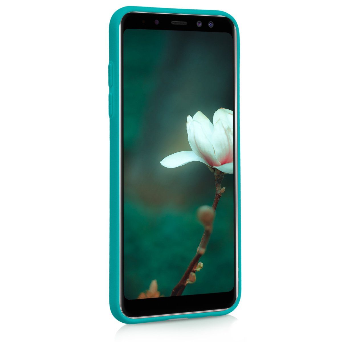 kwmobile Handyhülle Hülle für Samsung Galaxy A6 (2018), Hülle Silikon - Soft Handyhülle - Handy Case Cover