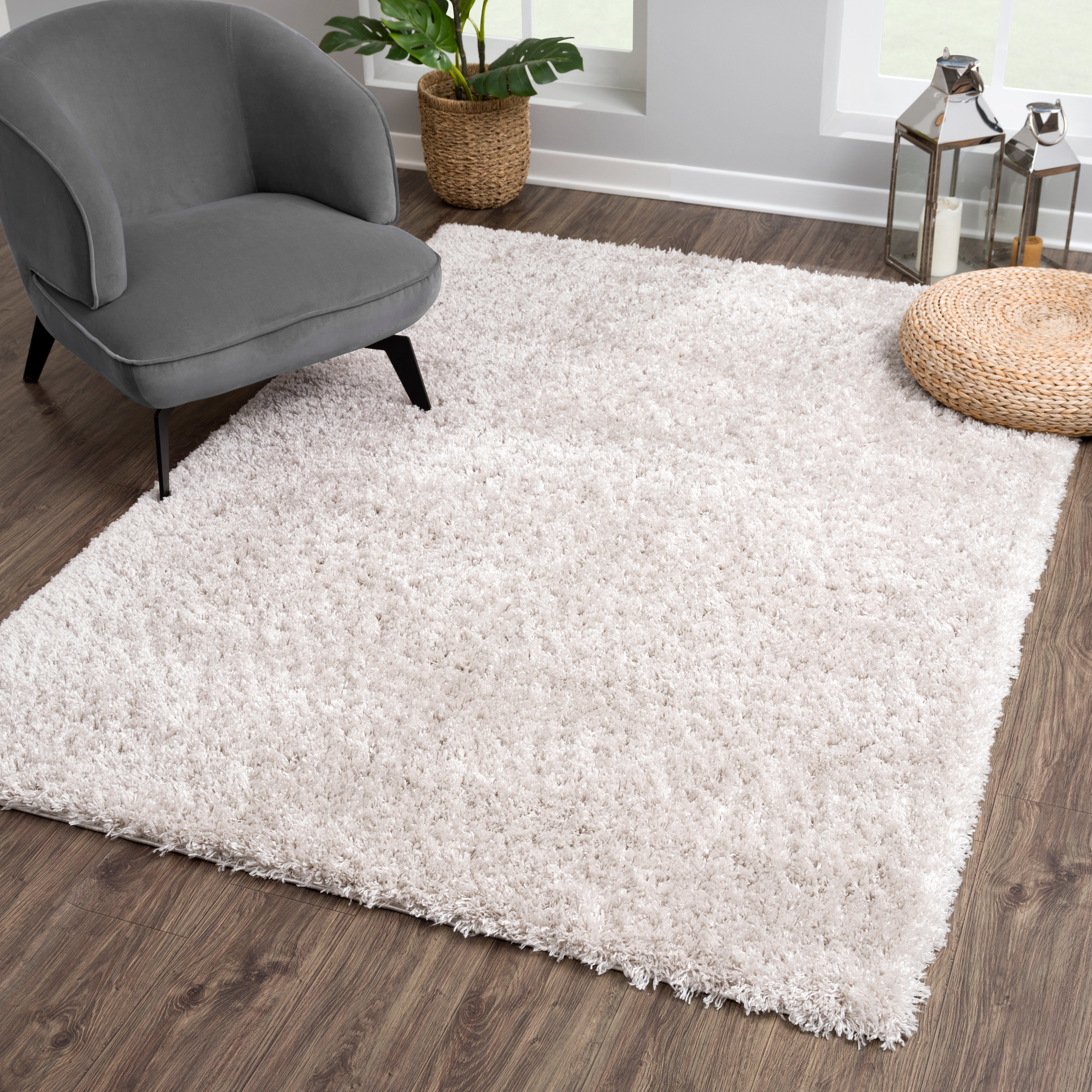 Sanat Hochflor-Teppich Porto, auch als Läufer und in Rund erhältlich, rechteckig, Höhe: 45 mm, Wohnzimmer, Langflor, Shaggy,weich