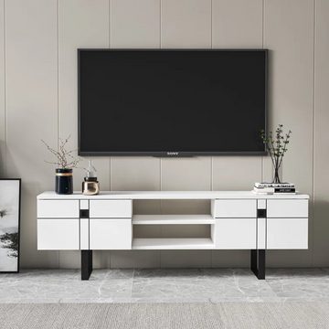 DEMA Home TV-Schrank TV-Schränke Paulo Breite 160 cm, Fernseher bis zu 32-70 Zoll