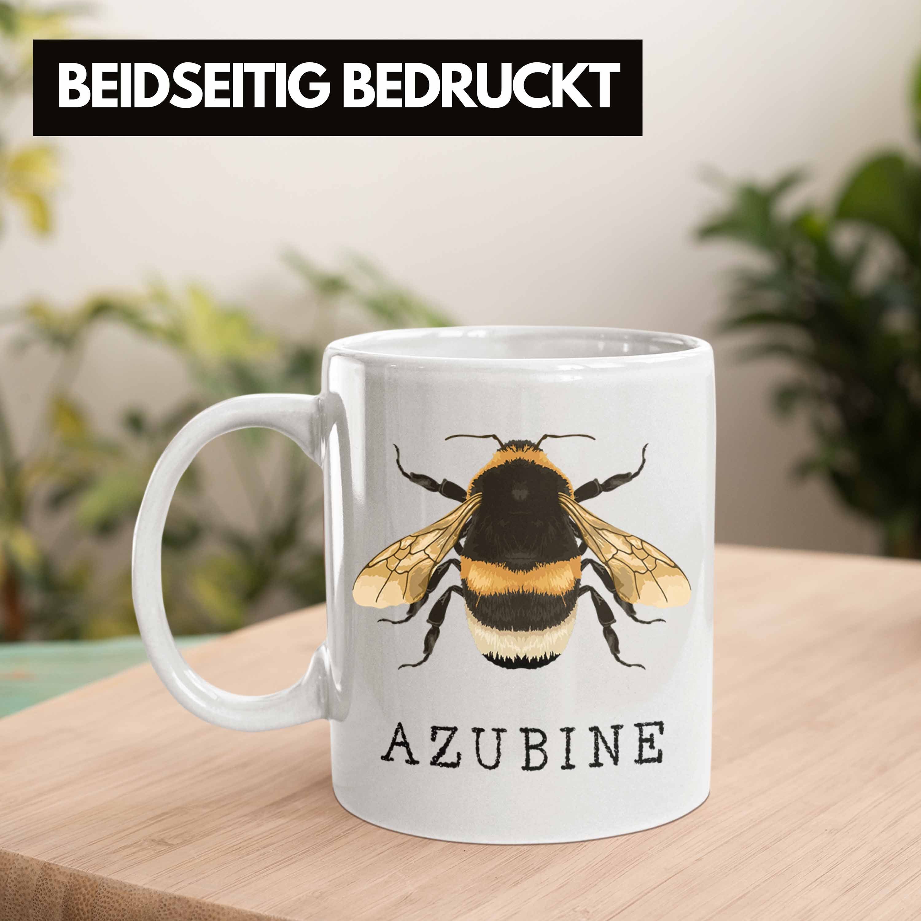 Geschenkidee Trendation Tasse Job Trendation Auszubildende - Azubine Weiss Geschenke Neuer Tasse