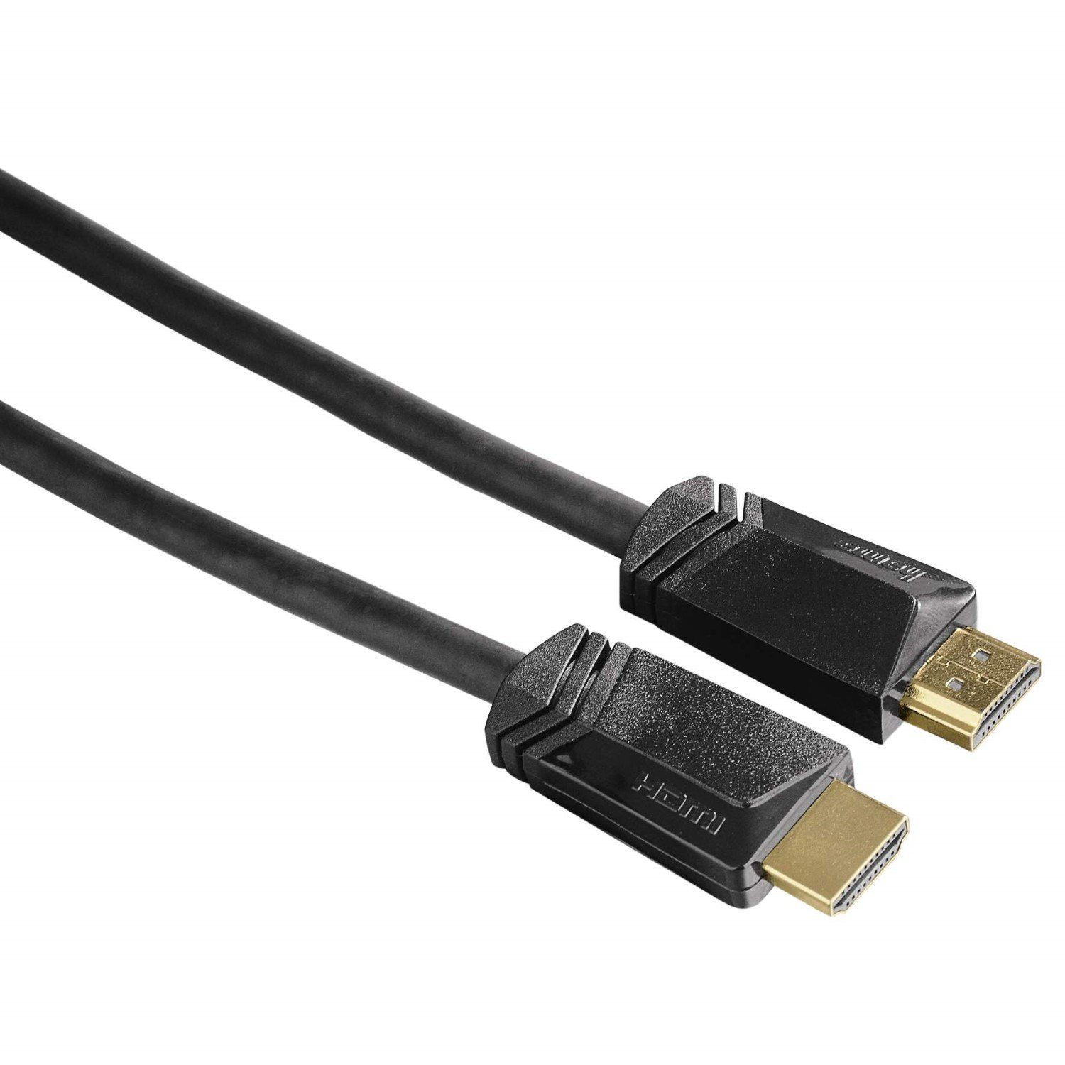 Hama High-Speed HDMI-Kabel Full LED 3m UHD vergoldete LCD TV Ethernet HDMI, 4K vergoldet 1080p (300 cm), Video-Kabel, HD ARC OLED Stecker 3D HD TV