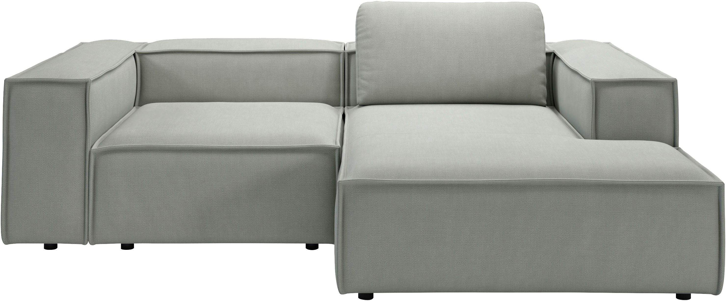 Places of Style Ecksofa "Watertown, kompakte L-Form, 246 cm breite für klei günstig online kaufen