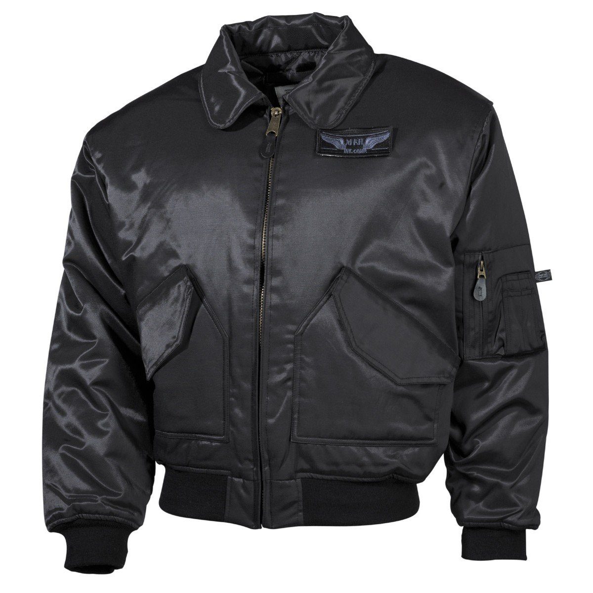 MFH Outdoorjacke US CWU Pilotenjacke, schwarz, schwere Ausführung günstig online kaufen